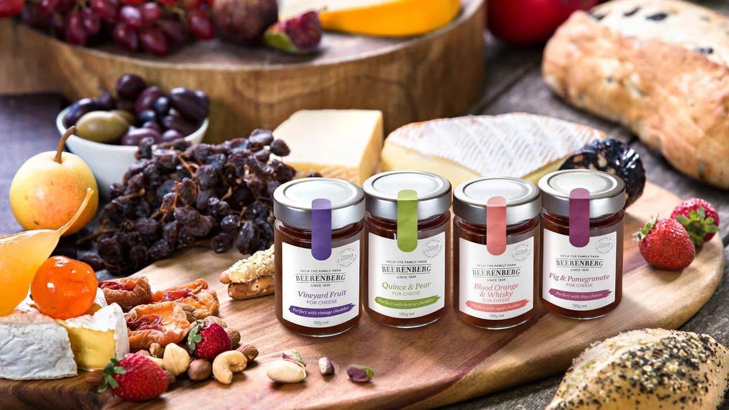 Beerenberg Vine Fruit for Cheddar Cheese 190 G