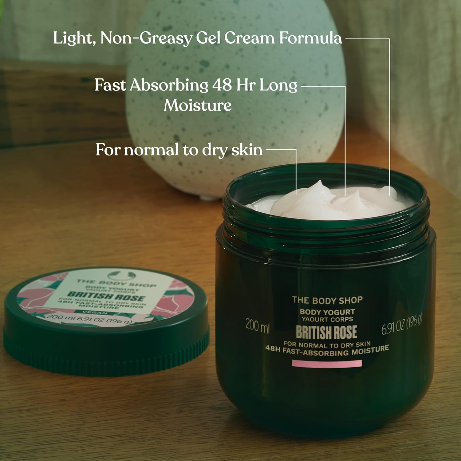 The Body Shop British Rose Body Yogurt, 198 G (1097390)