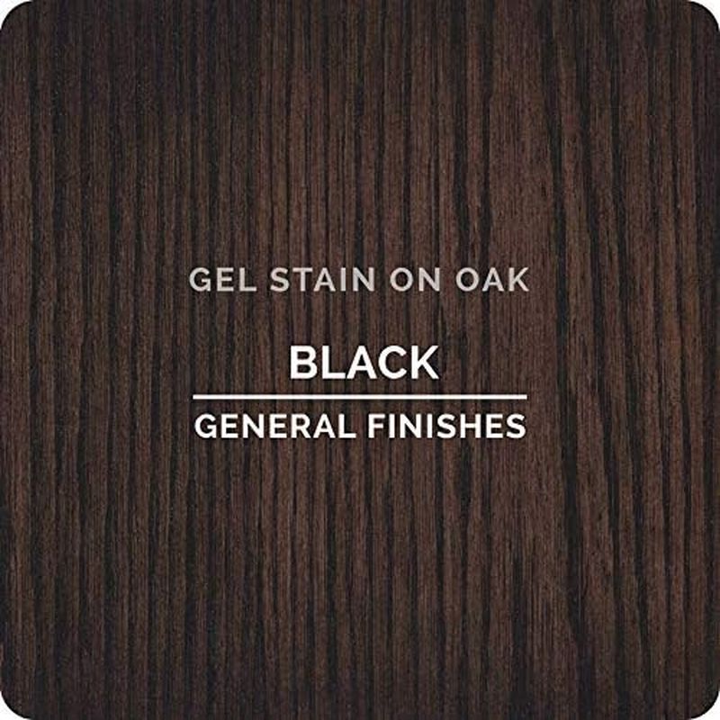 General Finishes BLH Gel Stain Half Pint Black image number 5