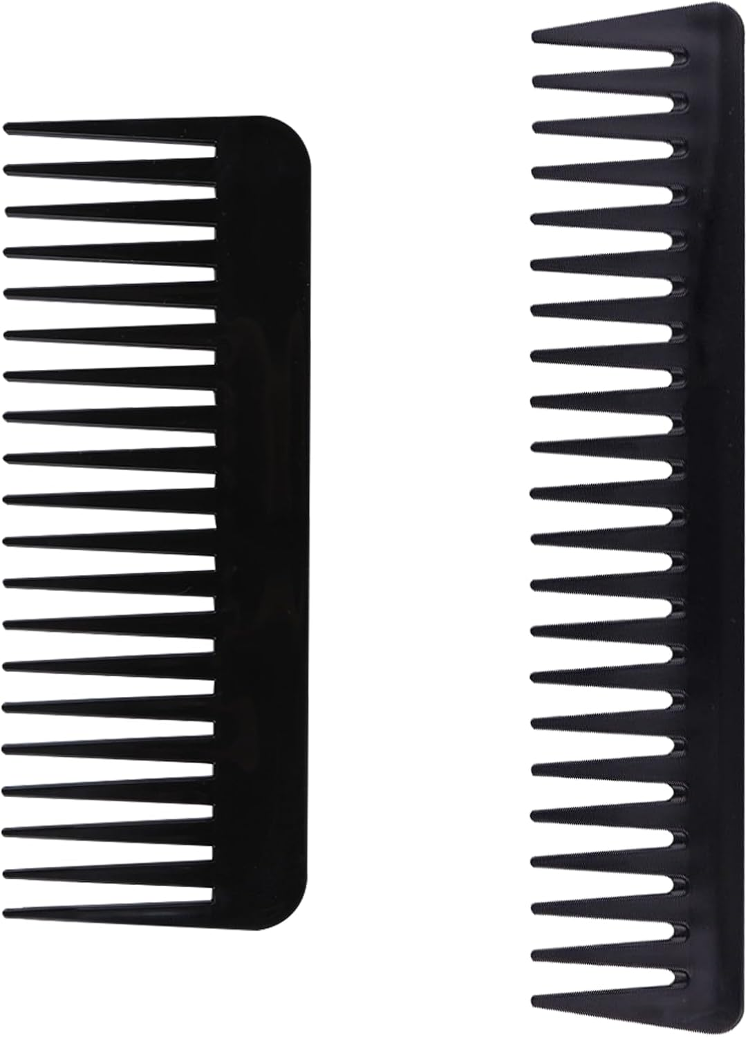 Pack of 2 Men'S Styling Combs, Antistatic Carbon Hair Comb, Curling Comb, Hairstyle Comb Tool, Portable Shatterproof Comb Men with Wide Teeth for Hair, Beard, Curly for the Perfect Finish