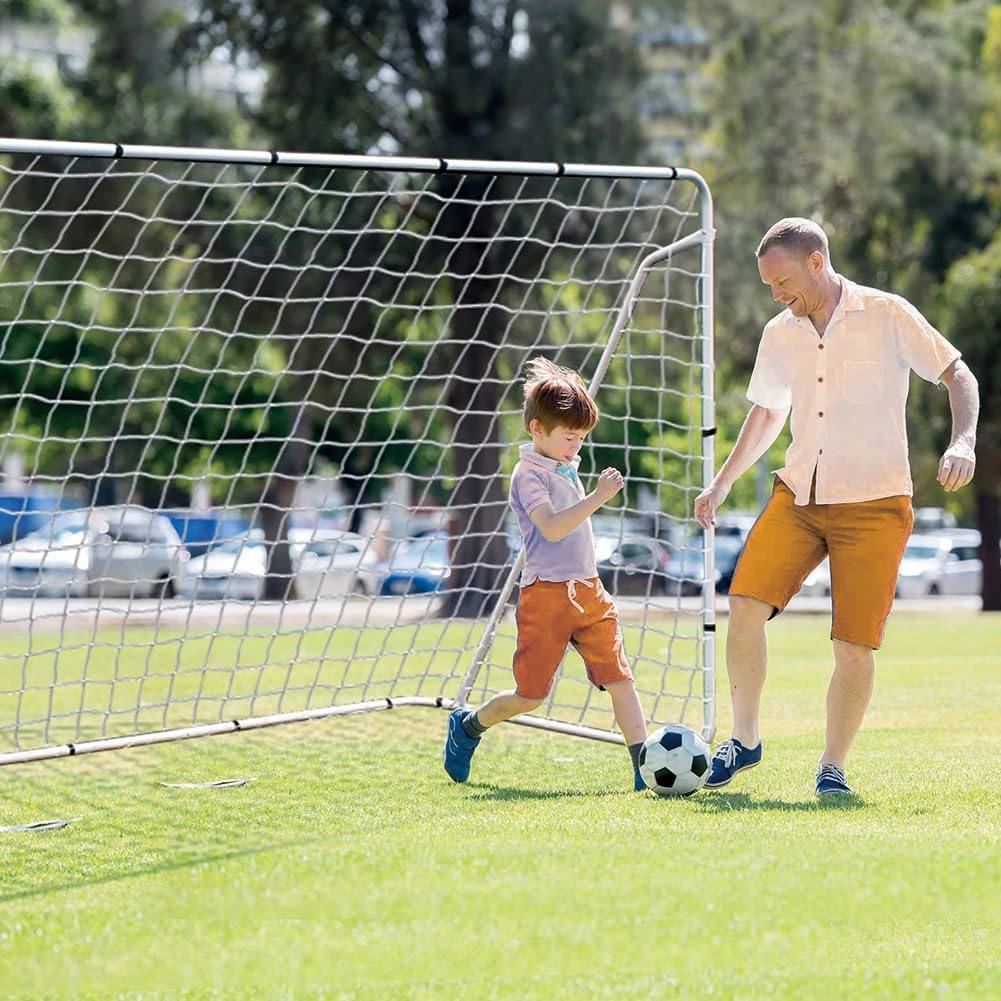 Soccer Goal Net, Sports Twisted Net Post Netting Portable Football Replacement Field Equipment Foldable Polyethylene Rope for Backyard Daily Practice Match Training Shooting Aid with Carry Bag image number 2