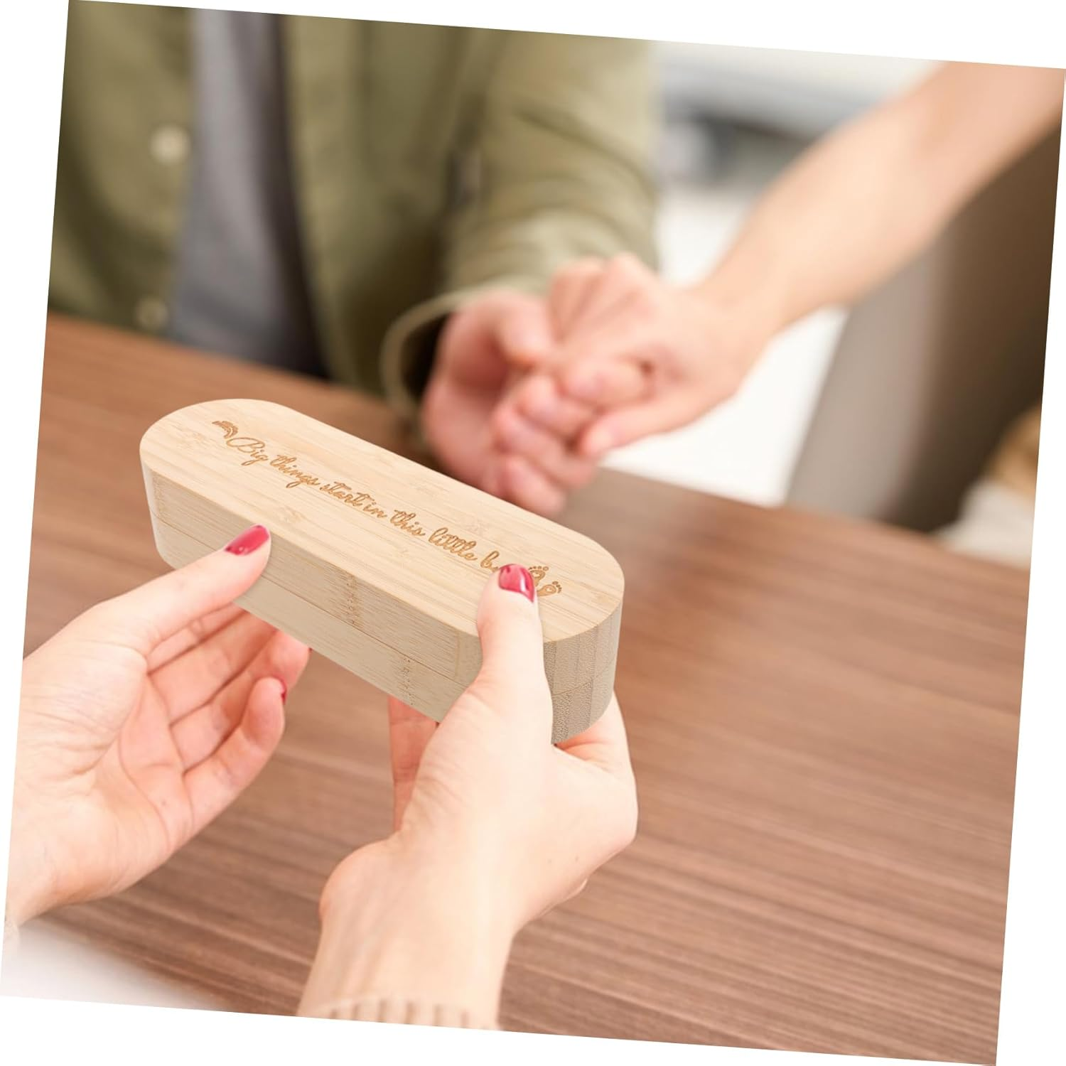 Pregnancy Announcement Box Reveal Souvenir Digital Pregnancy Test Holder image number 5