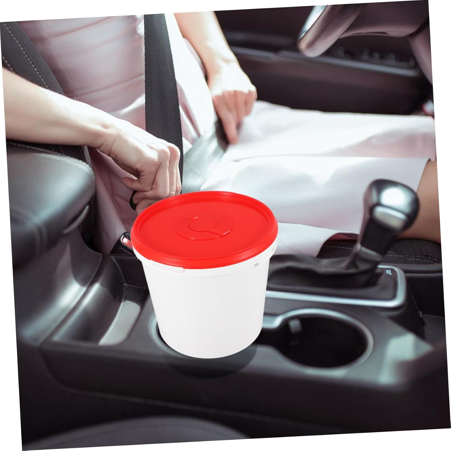 Multipurpose Wipes Bucket for Car Home Refillable Wipes Container Storage image number 5