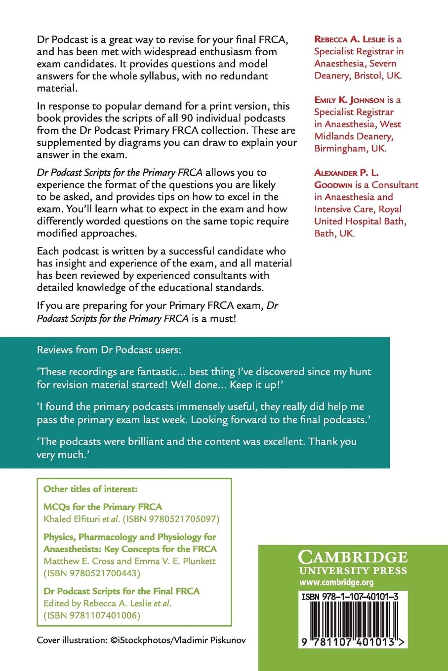 Dr Podcast Scripts for the Primary FRCA image number 1