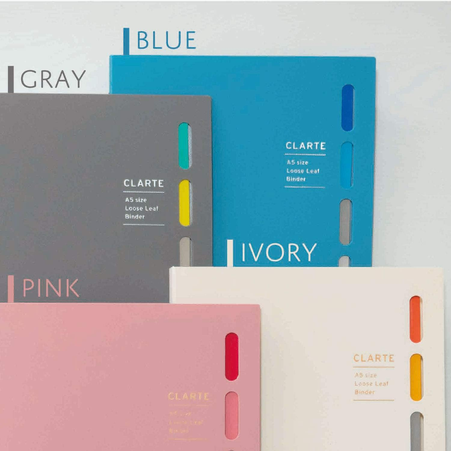 Maruman F415-14 Loose Leaf Binder, A5, Clararte, 20 Holes, Ivory image number 6