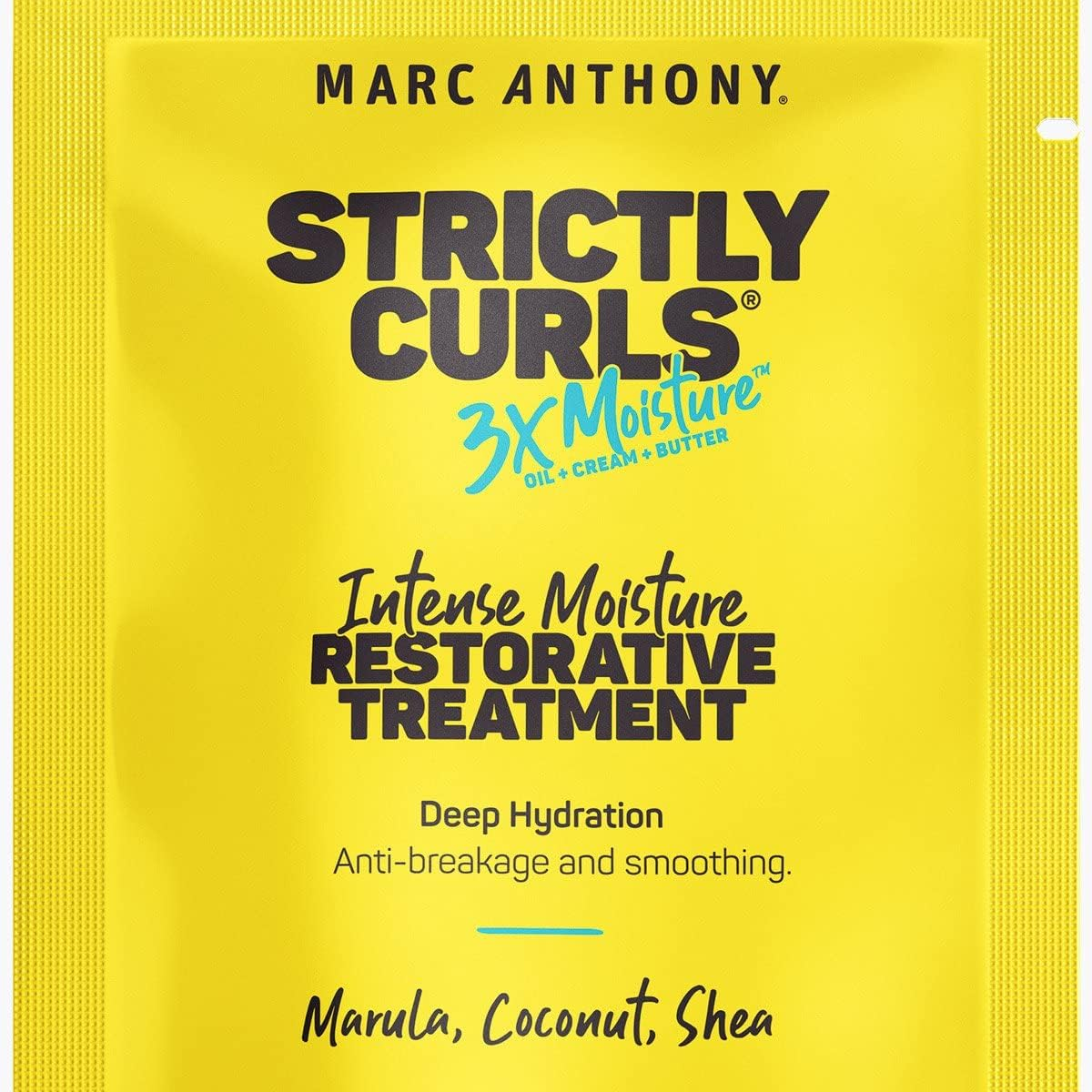 Marc Anthony Marc Anthony Strictly Curls 3X Moisture Restorative Treatment, 50 Millilitre image number 2