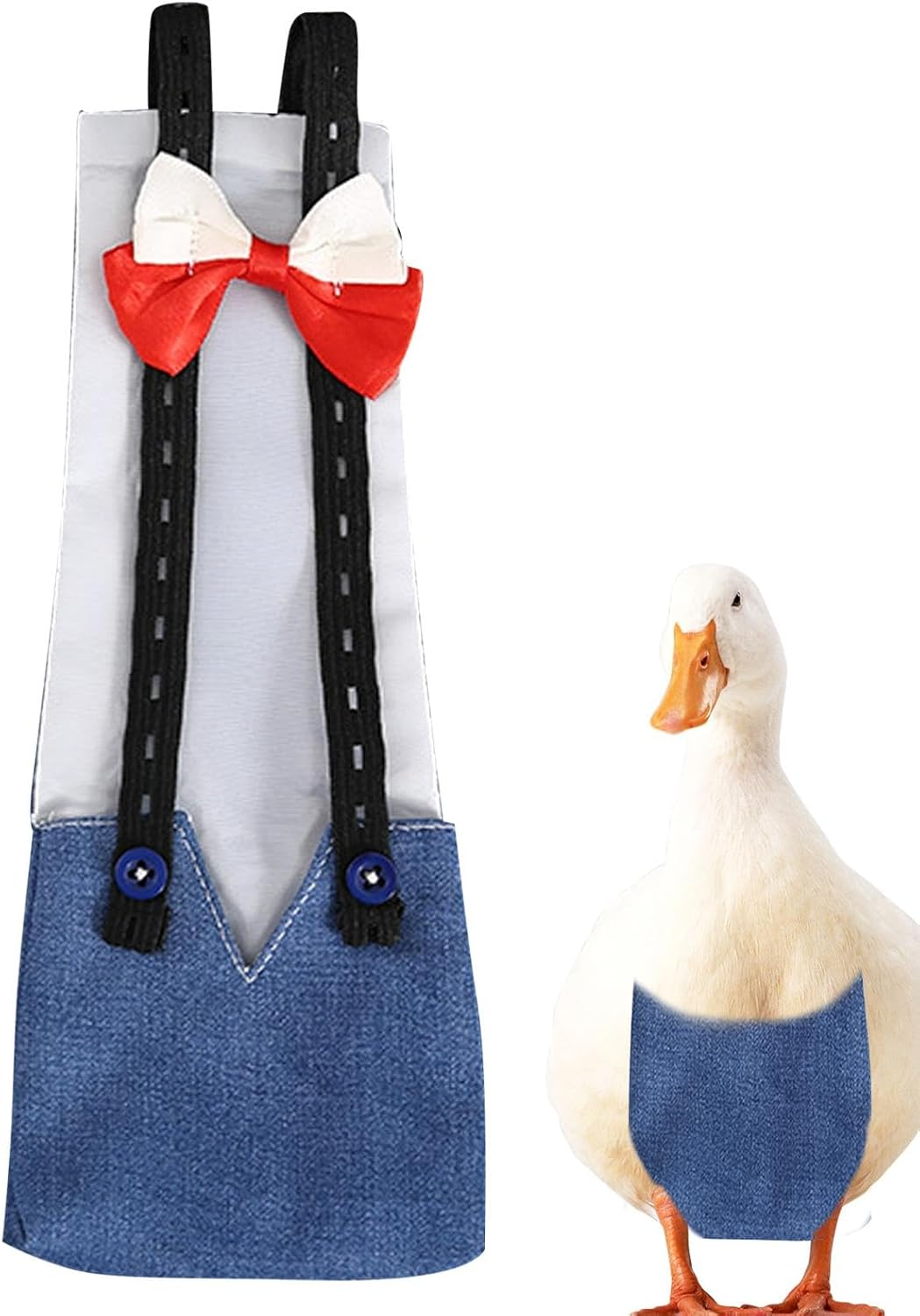 Chicken Diapers - Pet Chicken Diaper | Washable Pet Chicken Diapers, Adjustable Duckling Diapers Clothes with Bow Tie for Poultry