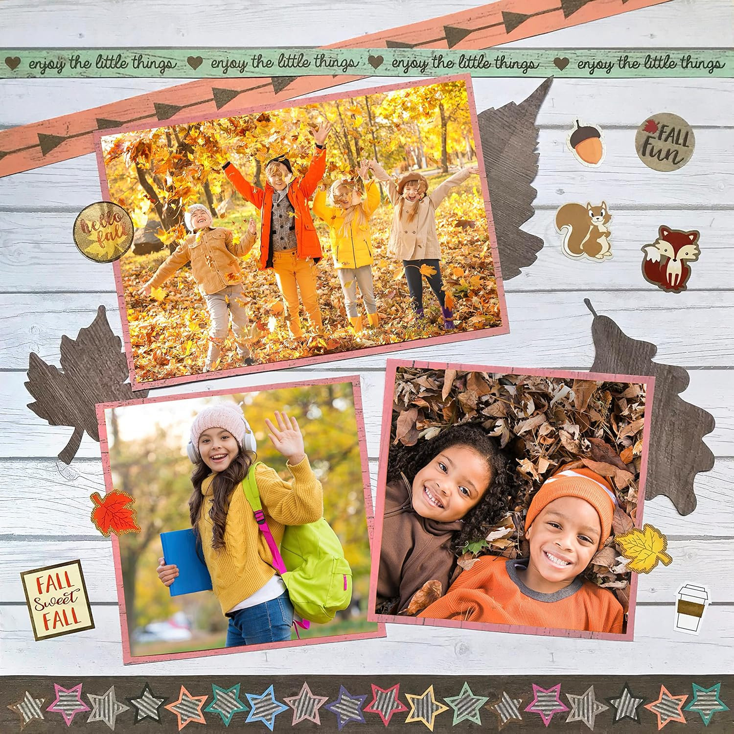 Teacher Created Resources Farmhouse Chic Scrapbook Project Paper Pad 12"X 12" (TCR5581) - Confetti image number 3