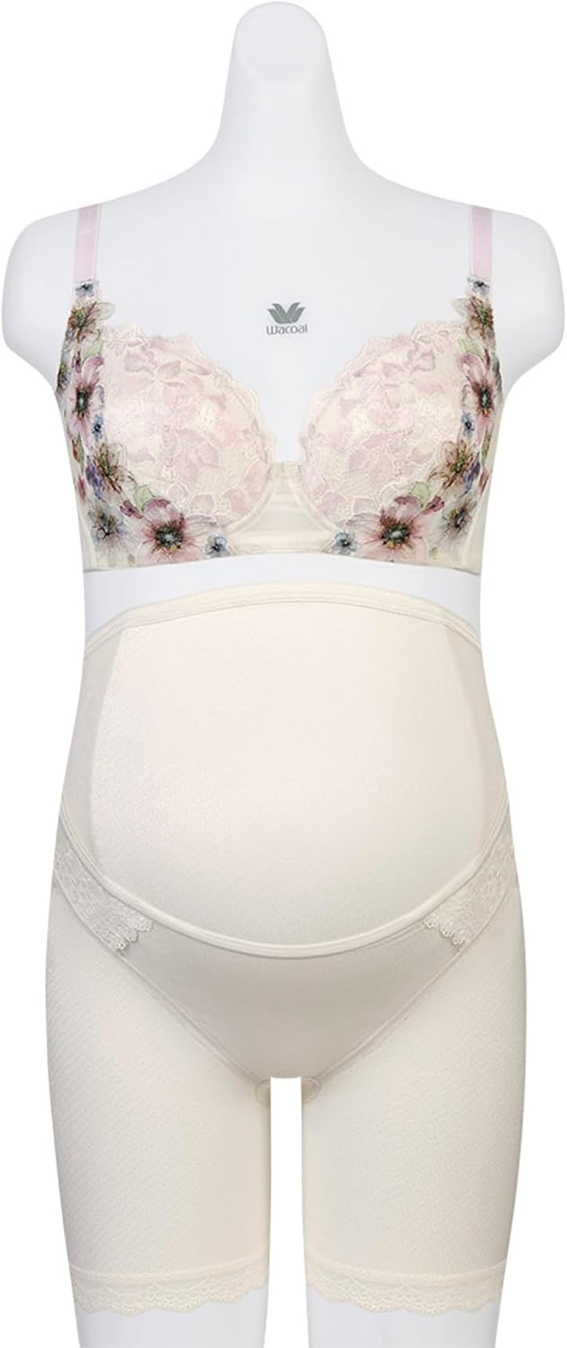 Wacoal Maternity MBY498 Women'S Wireless Bra, Hugging Bra for Moms, Pregnum and Postpartum Use, Senses Body Temperature, High Armpit Design, Easy to Breastfeeding, IV, M Plus image number 1