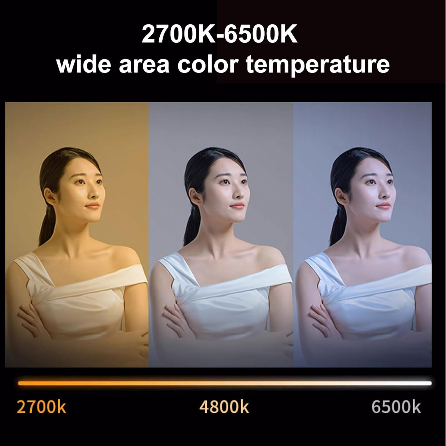 Plyisty RGB Video Light, Portable Camera LED Light, CRI 85+ 2700-6500K 700Lux 1800Mah, Travel Vlog Lighting with Cold Shoe, Type-C Charging for Filming, Portraits
