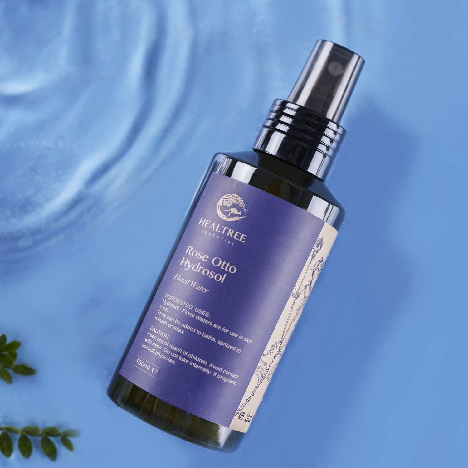 Otto Rose Water - Floral Face Mist for Hydrating Skin & Body Spray Bottle (150Ml)