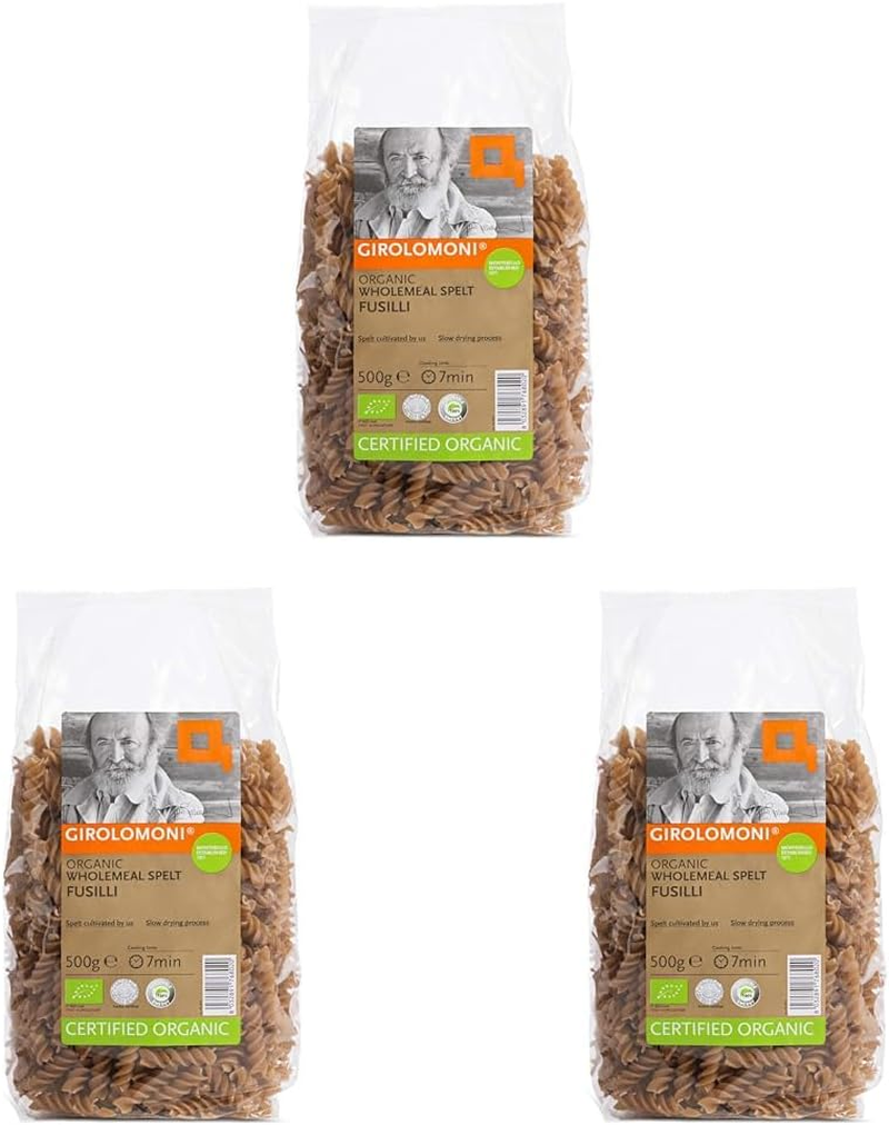 Girolomoni Organic Whole Meal Spelt Fusilli Pasta, 500G image number 1