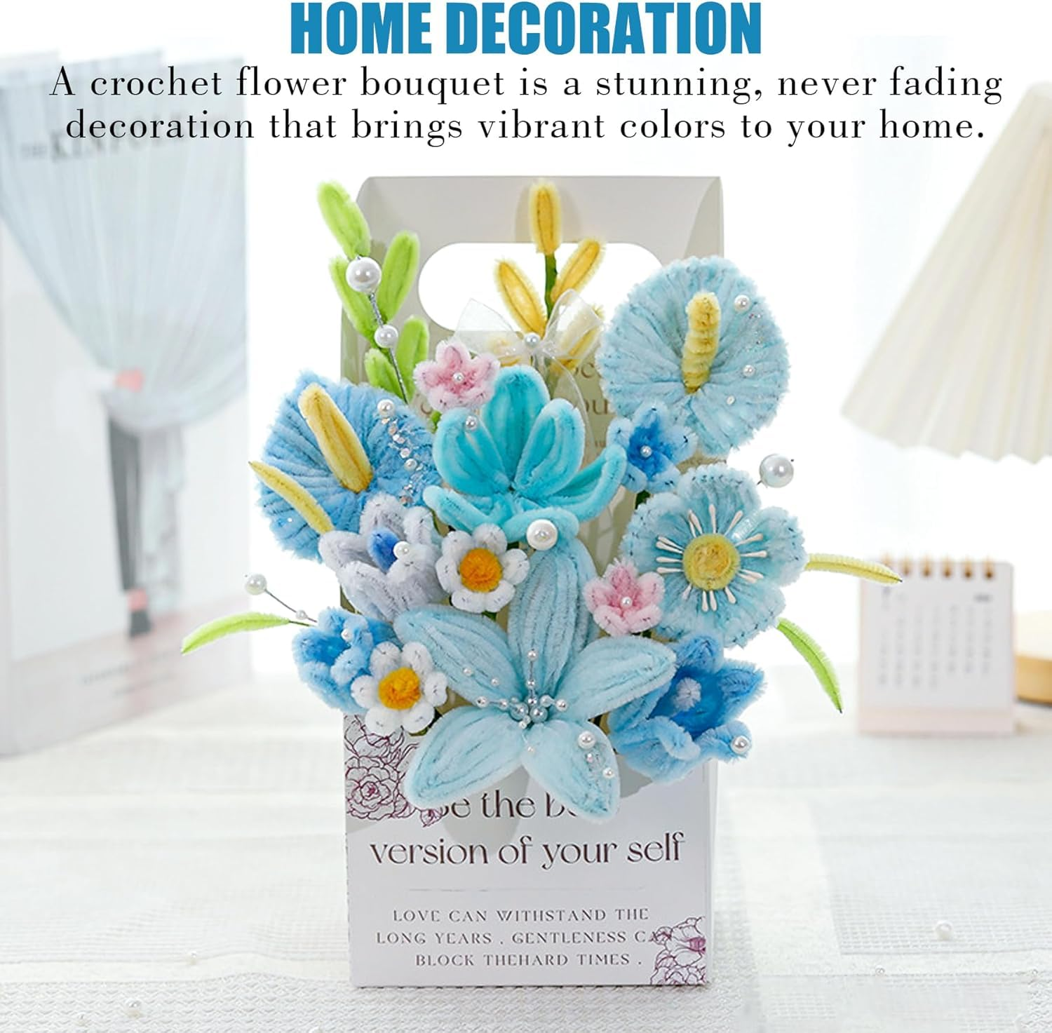 Pipe Cleaners Craft, Flower Making Set, Thick & Durable Chenille Stems Fuzzy Sticks Craft Supplies Pipe Cleaners for DIY Art and Craft Creative image number 3