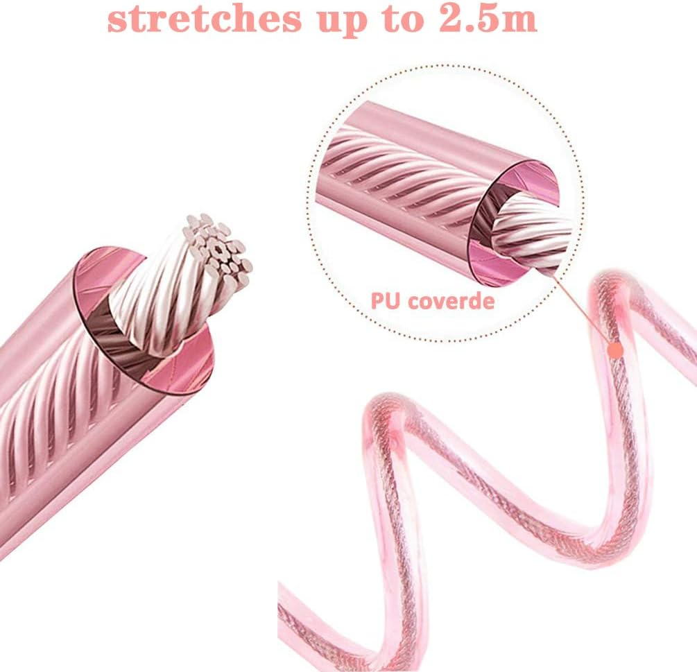 2Pcs anti Lost Wrist Link with Key Lock for Kids, Pink and Blue image number 6