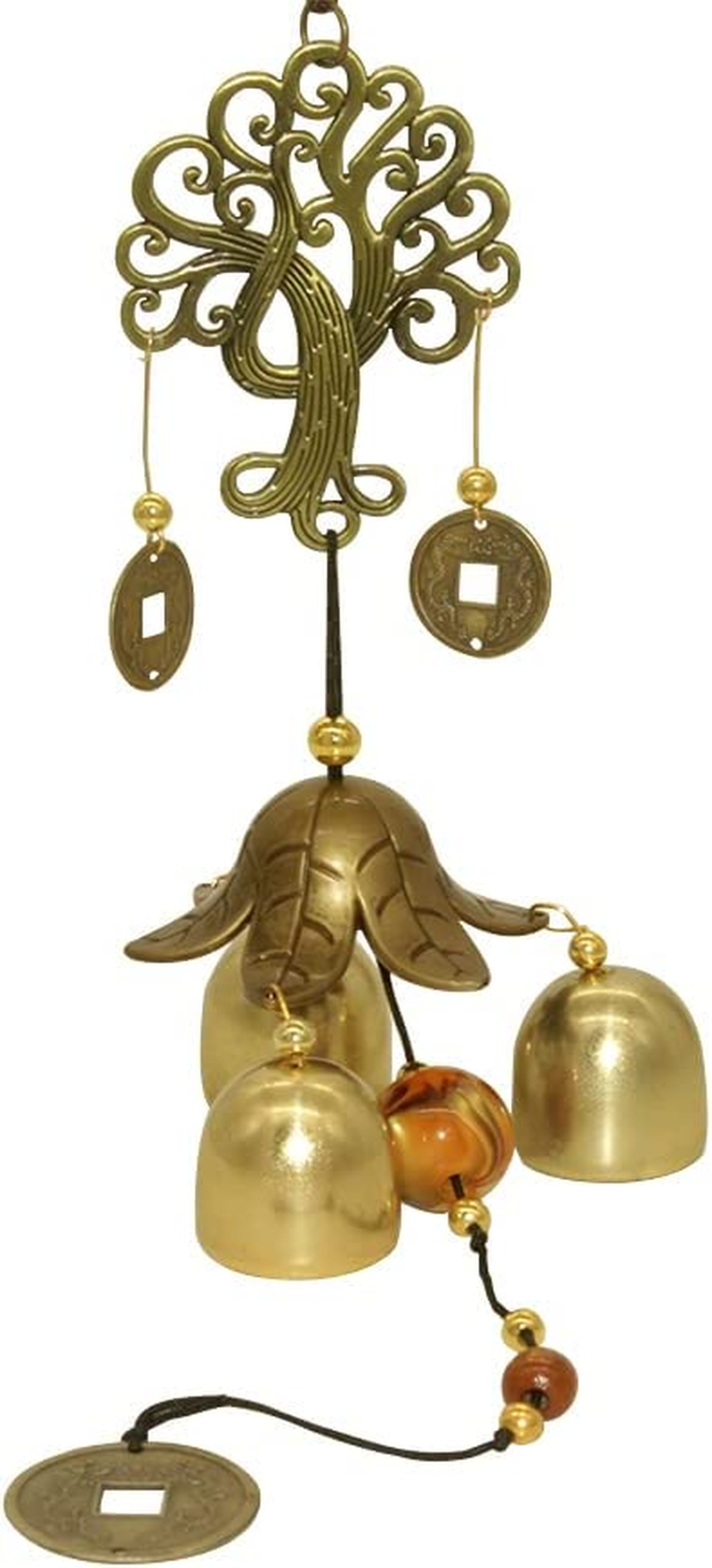 Hooshing Small Wind Chimes Brave Troops Classical Feng Shui Wind Bell for Room Yard Car Hanging Decor Blessing Gift image number 4