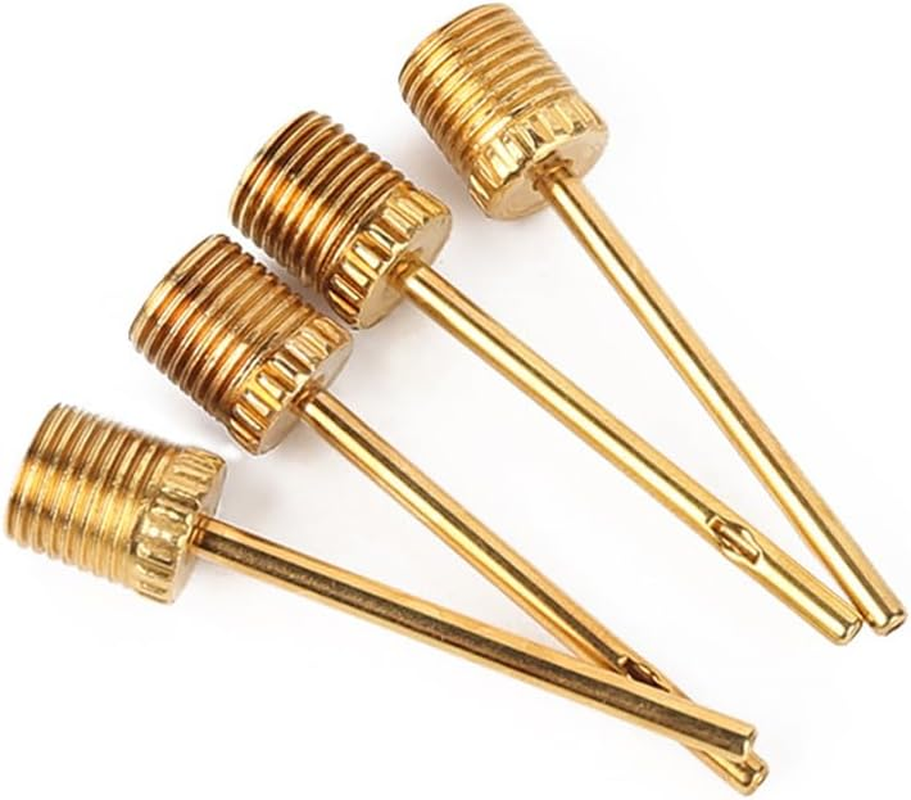 WELANGBN 3 Pack Pump Inflating Needles,No Break Heavy Duty Air Pump Needles for Balls, Stainless Steel Body，Gold image number 5