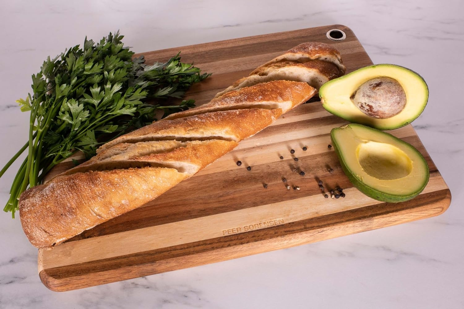 Peer Sorensen Long Grain Cutting Board, 39 X 29 X 2.5Cm, Acacia Wood image number 6