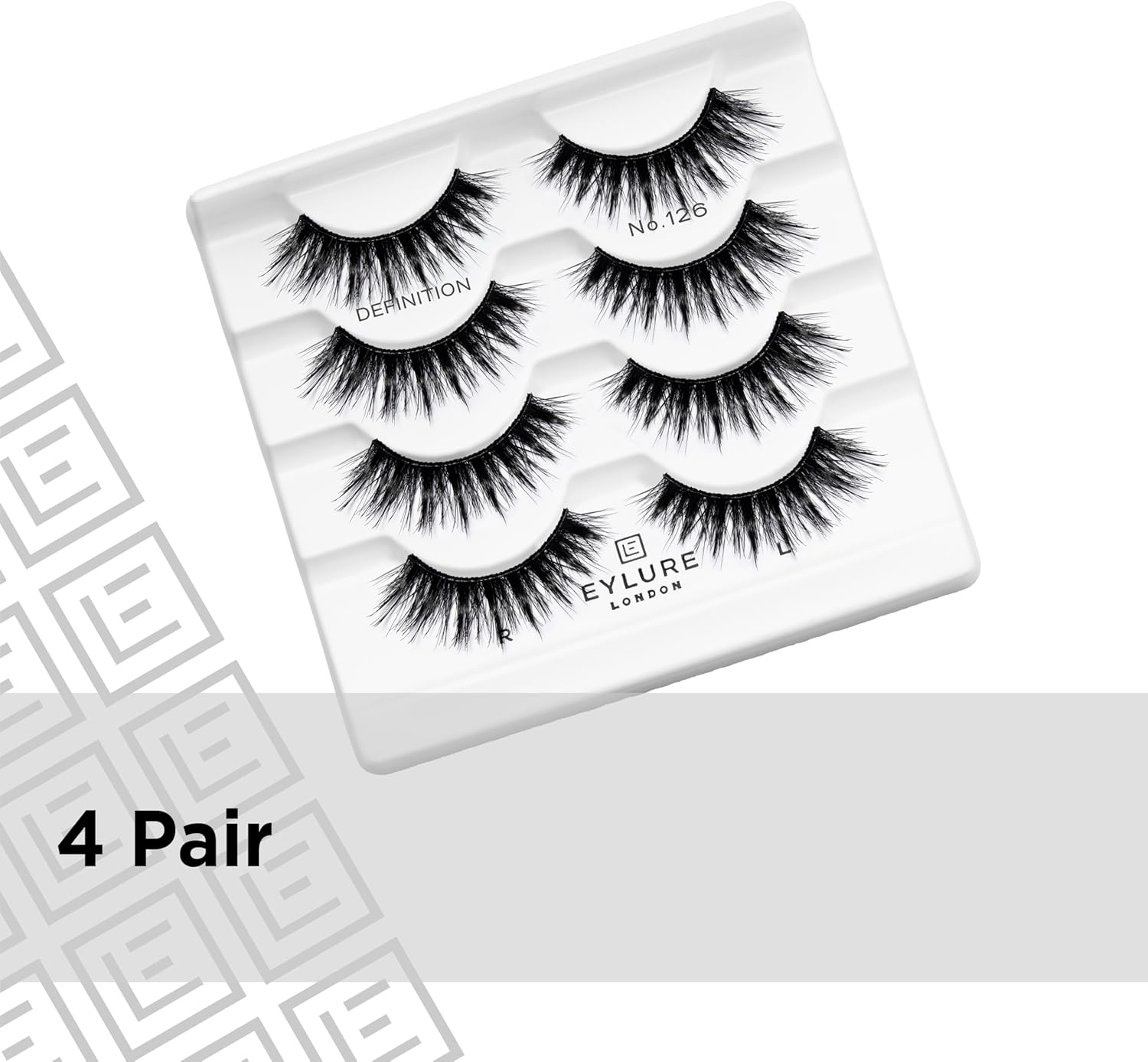 Eylure Dramatic Definition No. 126 Eyelashes Multipack, 4 Pairs image number 2