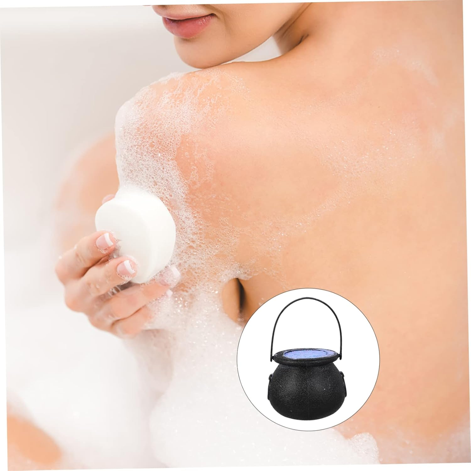OSOLADY 1Pc Halloween Bath Salt Witch for Relaxing Showers Moisturizing Bathing for Halloween Parties and Giving image number 5