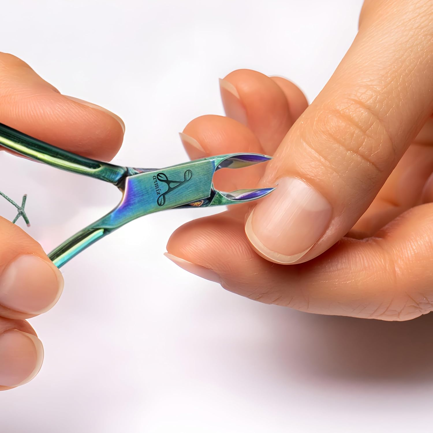 ARMIZ Multi-Color Cuticle Nipper Stainless Steel Professional Cuticle Cutter for Manicure and Pedicure - Cuticle Remover Tool with Sharp Blade to Trim Tough Dead Skin, and Hangnails image number 6
