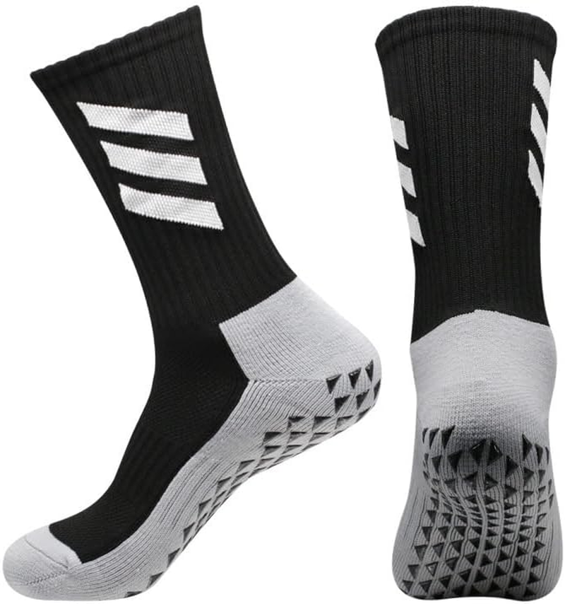 ZANZER Soccer Grip Men Socks, anti Slip Athletic Socks Non-Skid Football Basketball Socks with Grip Pads image number 1