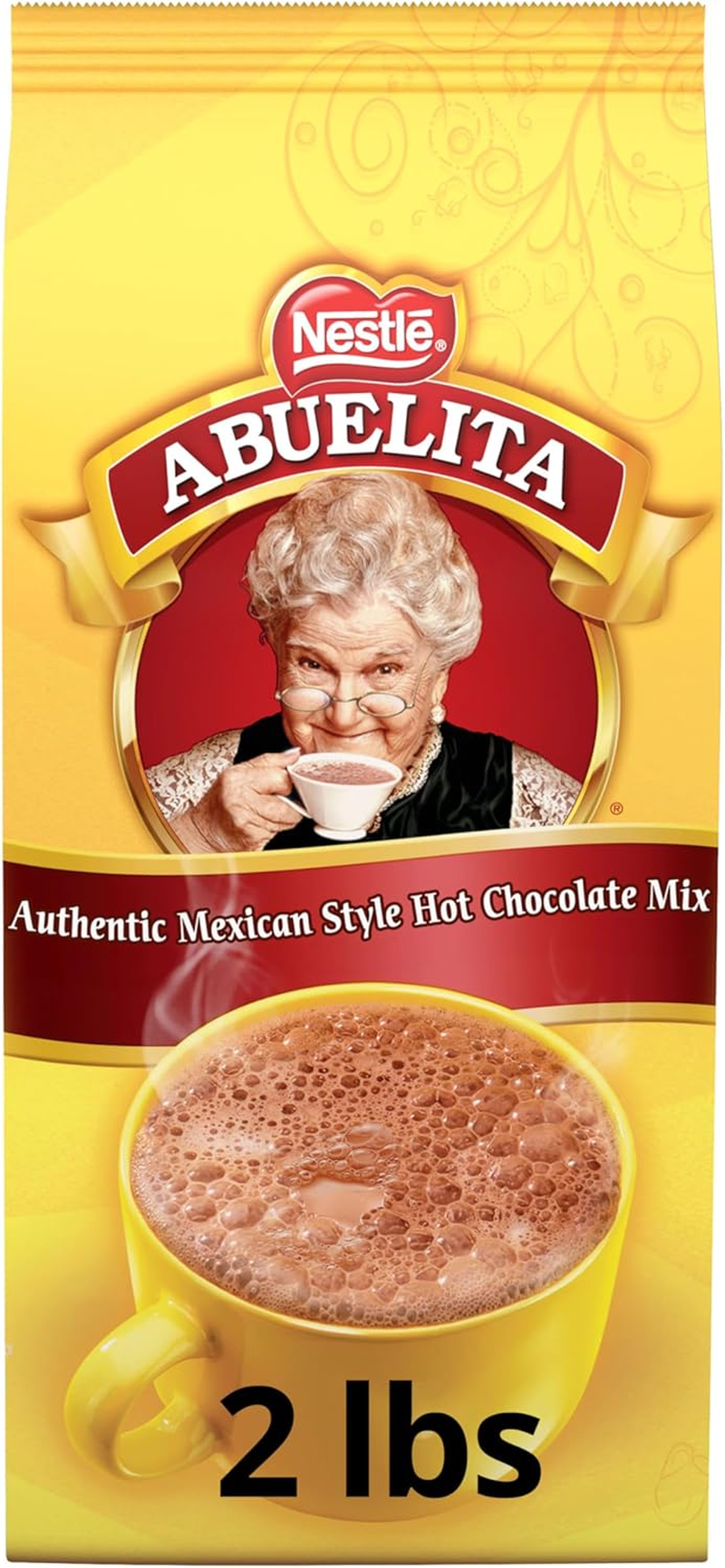 Nestle Abuelita Hot Cocoa, Authentic Mexican Hot Chocolate, Instant, Bulk for Schools and Holiday Parties, 2 Lb Bag image number 3