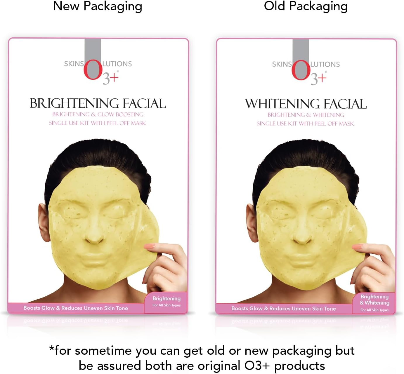 O3+ Brightening & Whitening Facial Kit with Peel off Mask Suitable for All Skin Types (45G, Single Use Facial Kit) image number 3