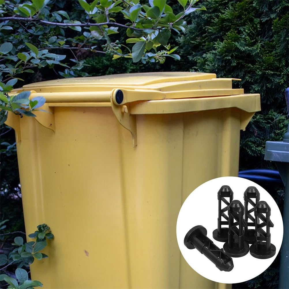 Zerodeko Wheelie Bin Lid Hinge Pins for 240L Trash Bins Plastic Garbage Can Lid Connecting Pins Easy Installation Replacement Parts for Outdoor Waste Bins image number 1