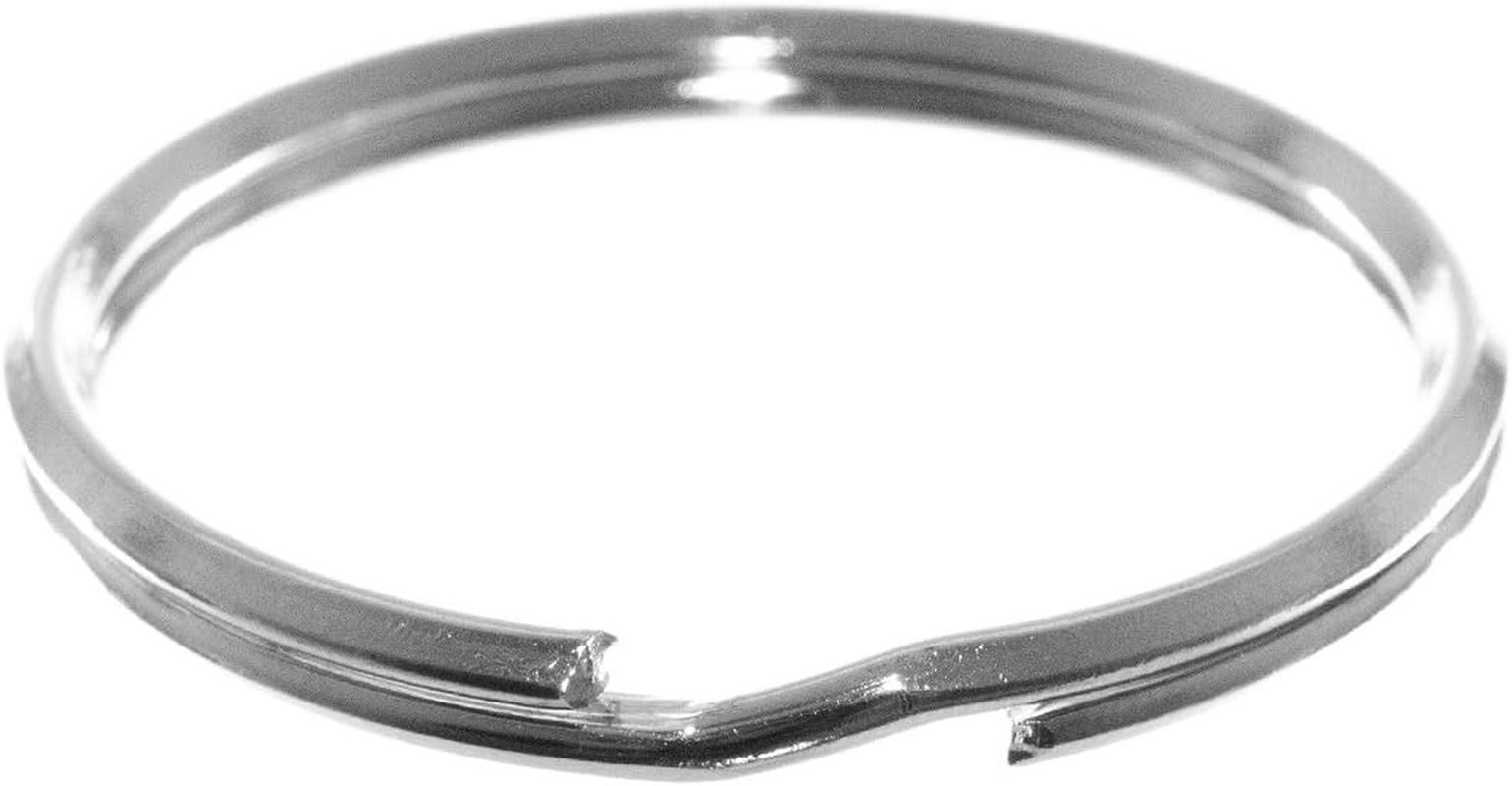 Craft County Split Key Rings &ndash; Jewelry Making and Craft Projects (1 1/2 Inch, 10 Pack)