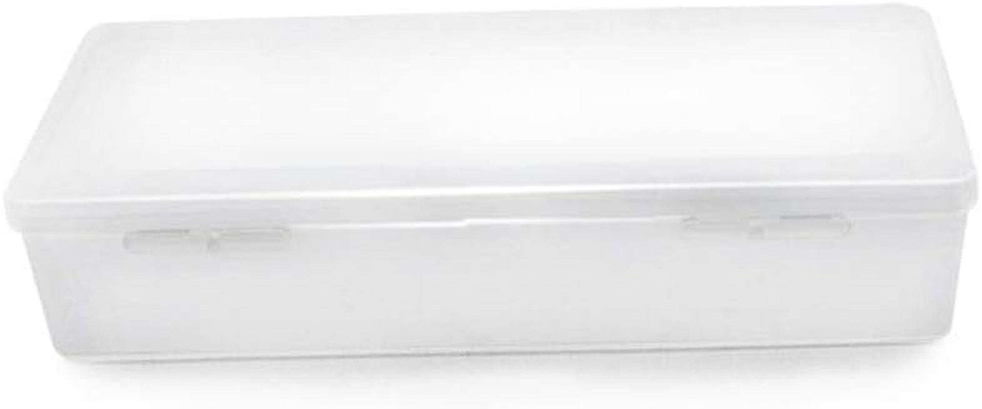 Rolabling Transparent Empty Plastic Nail Storage Box Nail Art Equipment Manicure Tool Storage Case Pink