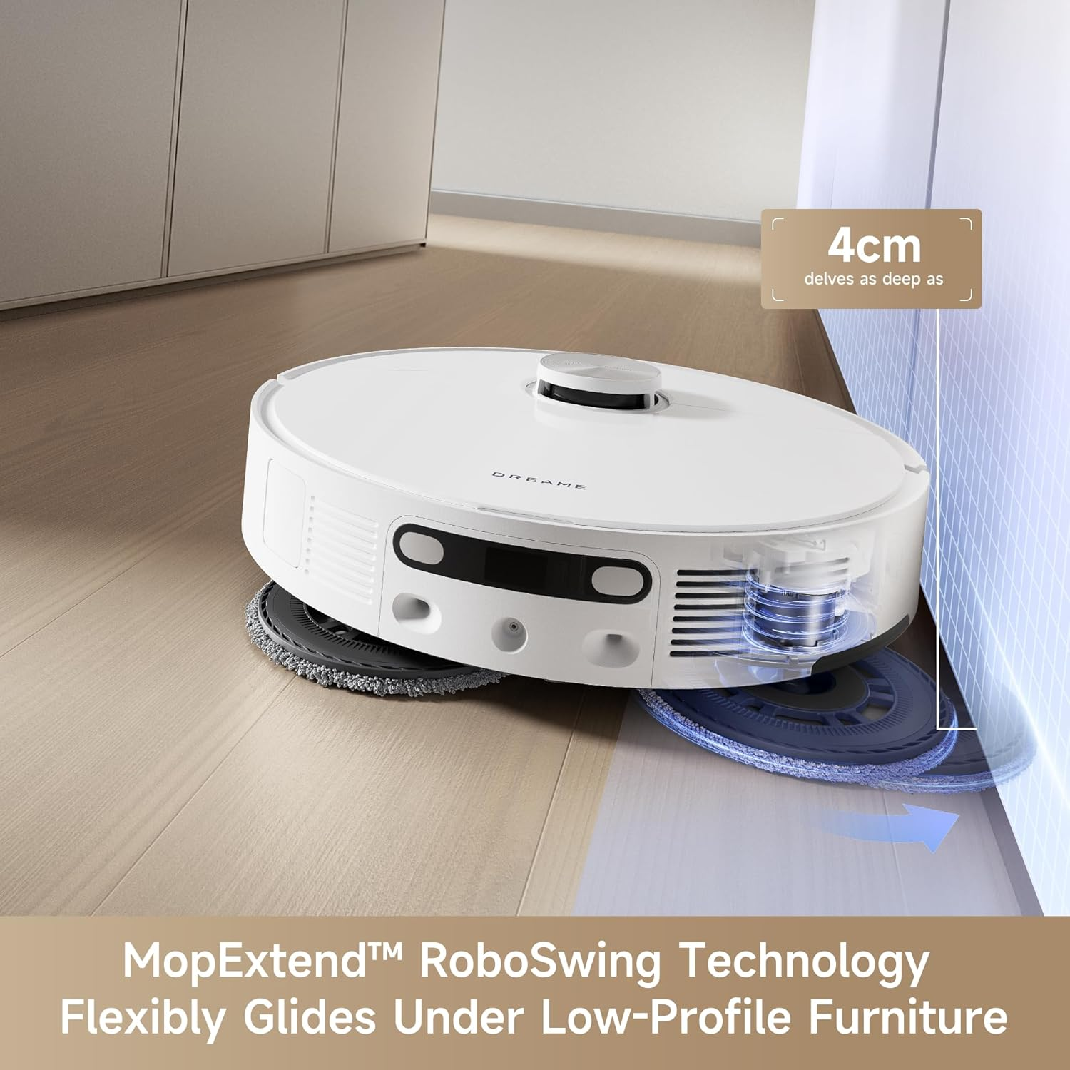 Dreame L30 Ultra S Robot Vacuum Cleaner, 1,3000Pa Suction, Self-Cleaning Mops & Empty, Pet Zone Cleaning image number 3