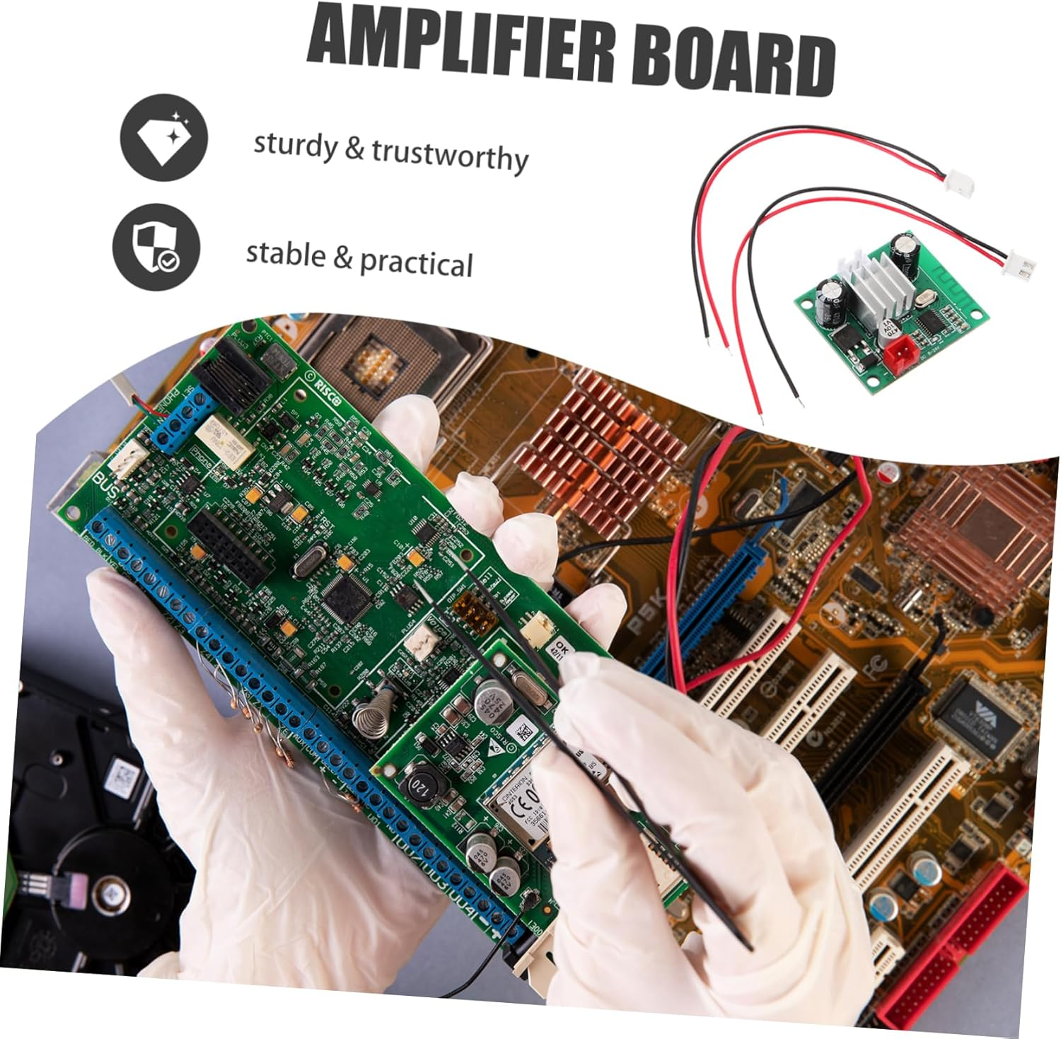 CIYODO 30W Wireless Subwoofer Amplifier Board Audio Receiver Module for Home Theater Dual-Channel Digital Amplification Stable Connection For image number 3