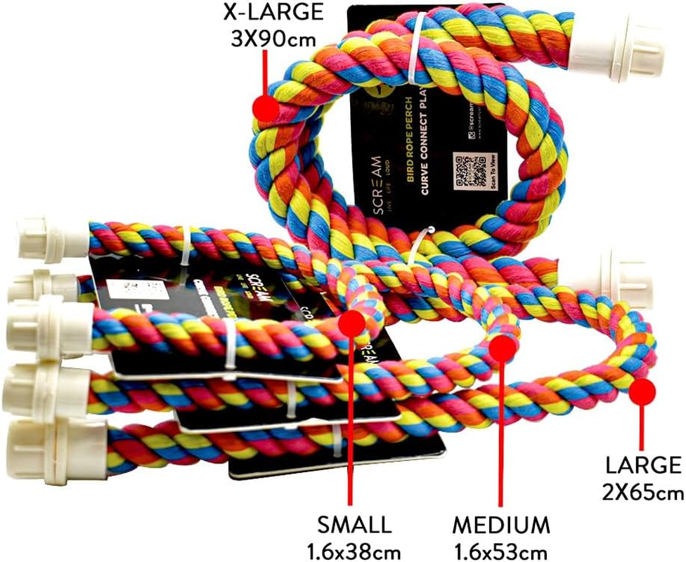 Scream Bird Rope Perch 2X65Cm image number 6