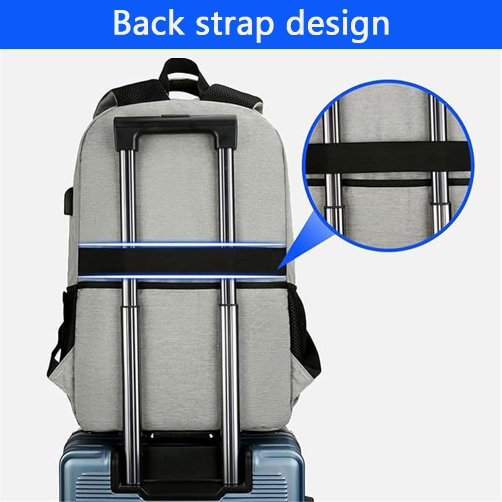 Lunch Backpack with Laptop Compartment &ndash; Waterproof Travel Work Backpack with Insulated Cooler Pocket, USB & Headphone Port, Leak-Proof Lunch Bag for Men & Women image number 1