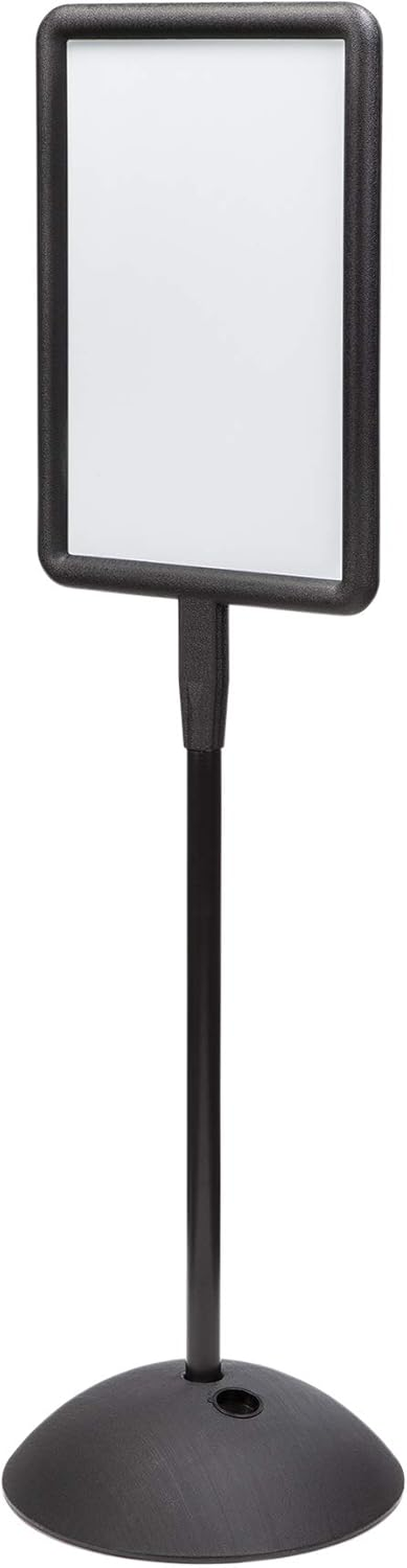 Safco Products Write Way Rectangle Message Sign 4117BL, Black, Magnetic Dual-Sided Dry Erase Board, Indoor and Outdoor Use image number 1