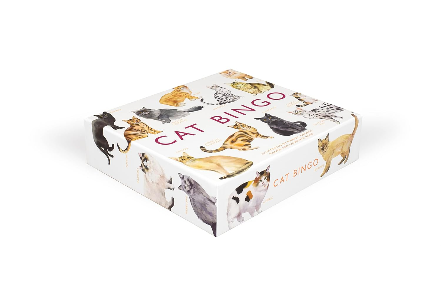 Laurence King Cat Bingo Game: 64 Breeds, Ages 6+ image number 4