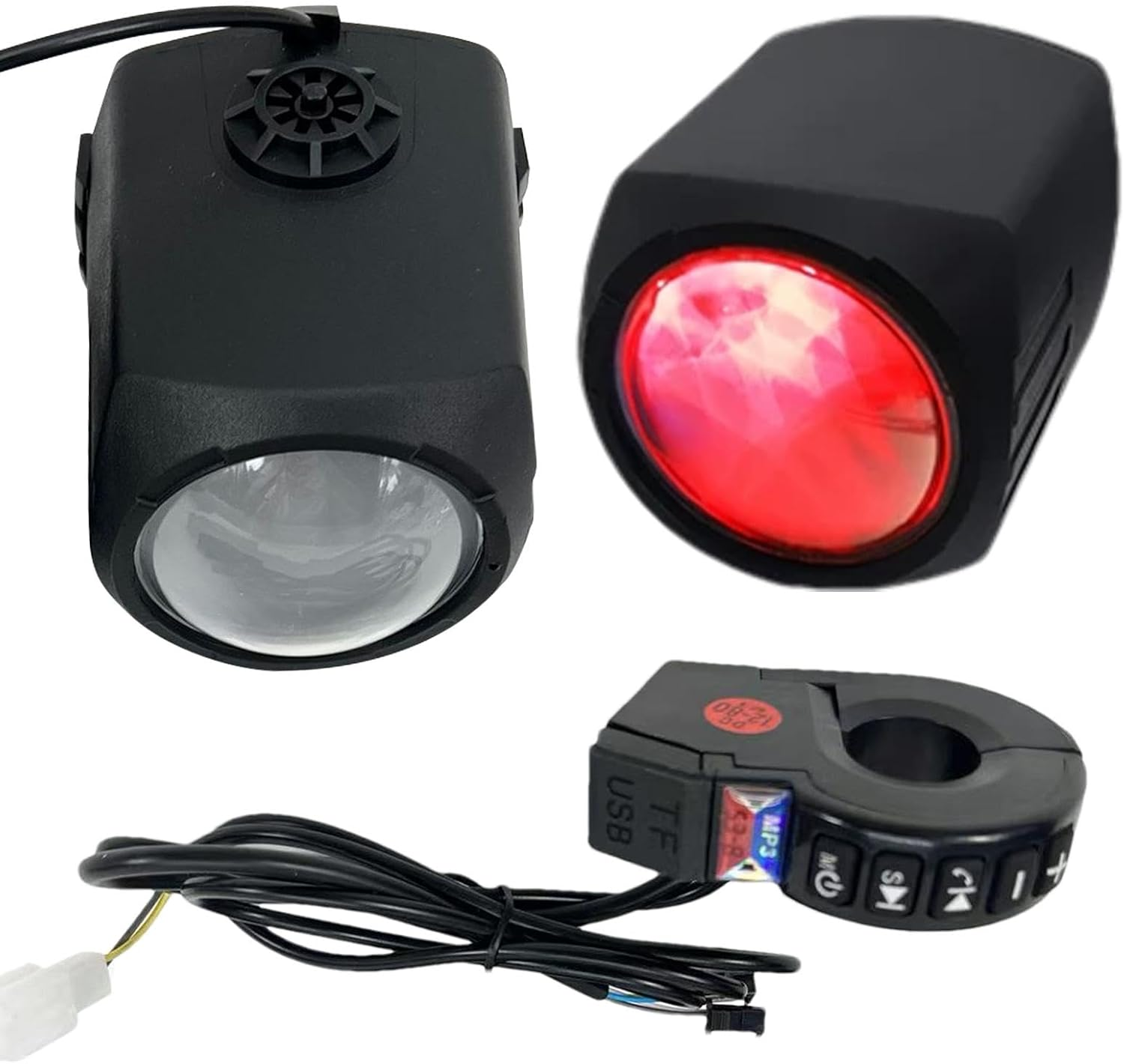 Mwqpgyh Motorcycle Stereo System | Sound System Handlebar Mount Speakers - Motorcycle Stereo, Waterproof Radio Amplifier, Hifi Sound for Motorcycle Motorbike Scooter