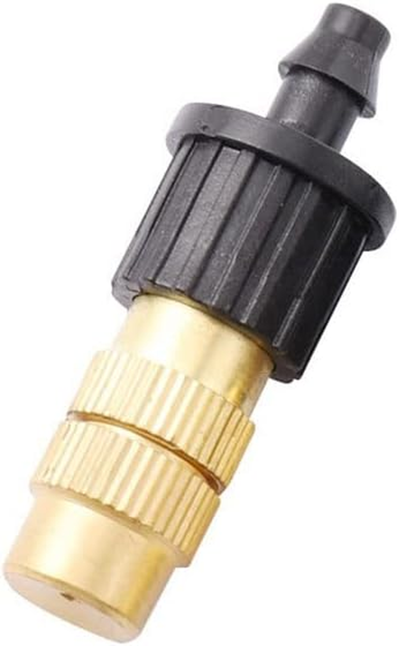 5 Pcs 4Mm Adjustable Barbed Copper Sprayer, for Gardening Water Irrigation Misting Sprinkler Cooling Humidify Disinfection Sprayer image number 3