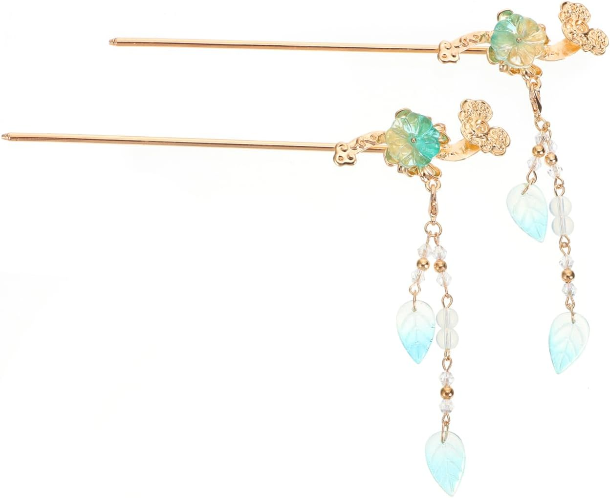 2Pcs Chinese Style Alloy Hair Stick Vintage Hair Pins for Women Multi-Functional for Casual Parties and Cosplay Unique Present image number 3