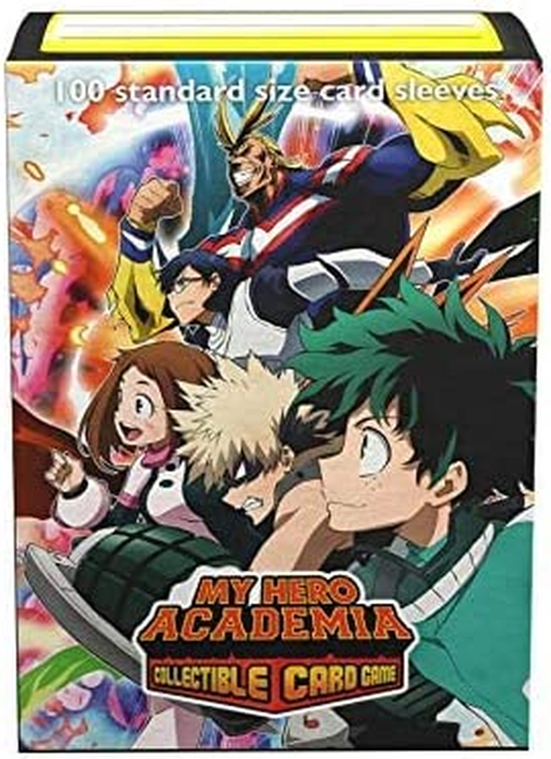Jasco My Hero Academia Collectible Card Game plus Ultra Fight Card Sleeves | 100 Dragon Shield Art Sleeves | Card Game Holder | PVC and Acid-Free | Designed for Use with TCG and LCG Games | Made image number 3