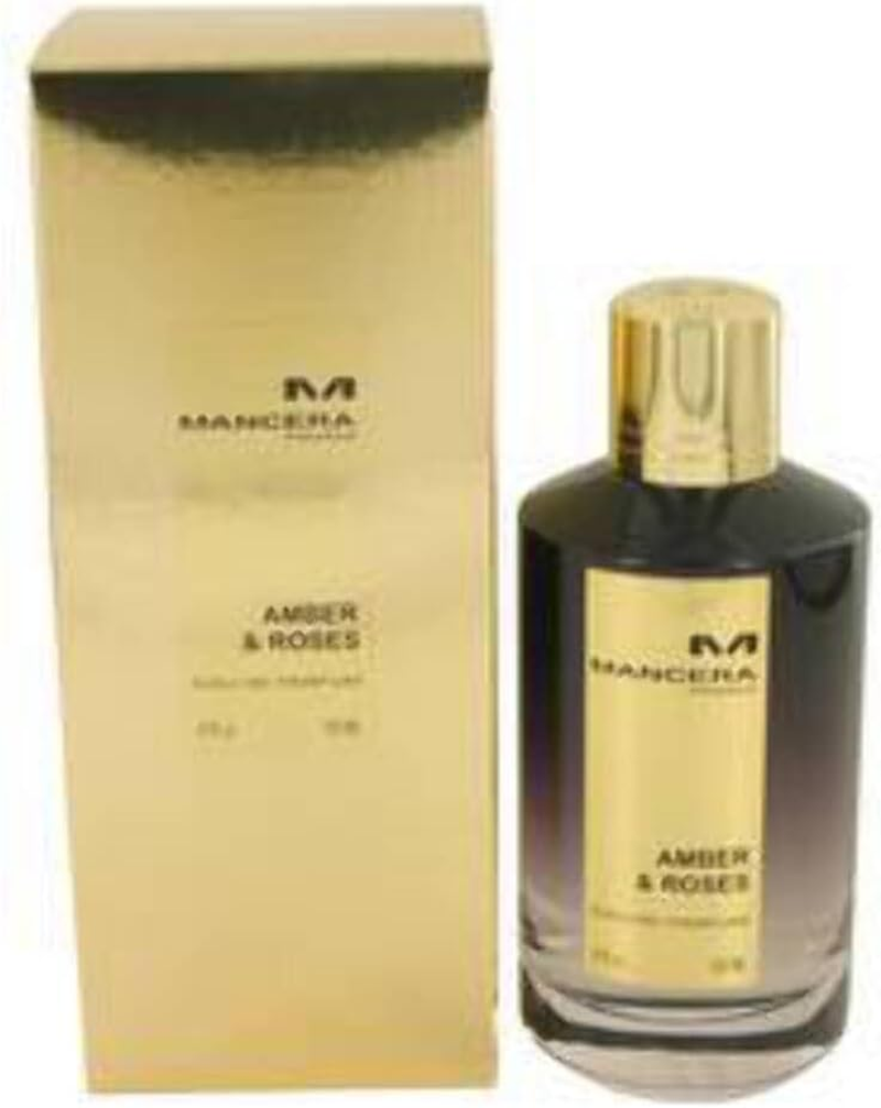 Mancera Amber and Roses Eau De Parfum Spray for Unisex 120 Ml