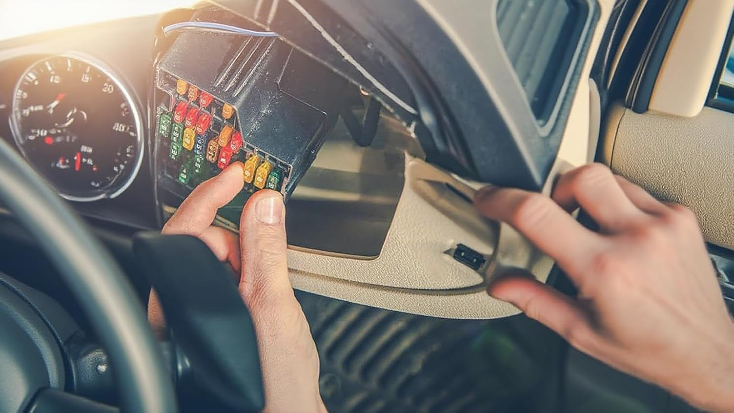 Car Fuse Assortment Kit (2A - 40A) in a Box, Suitable for Cars and Trucks,300Pcs