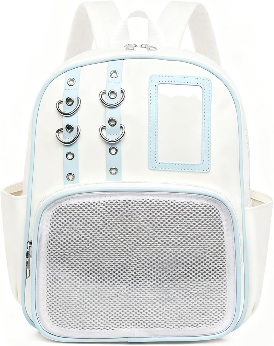 PU Bag | Aesthetic Storage Pouch with Pin Board,Badge Display Bag | for Work Fitness Everyday Sports Travel Luggage Hiking Comic Con Outdoors