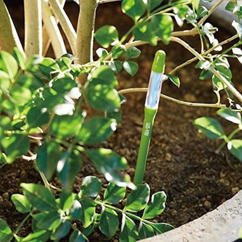 IPPINKA Sustee Aquameter, Set of 4,Plant Soil Moisture Sensor (Green, Medium) image number 6