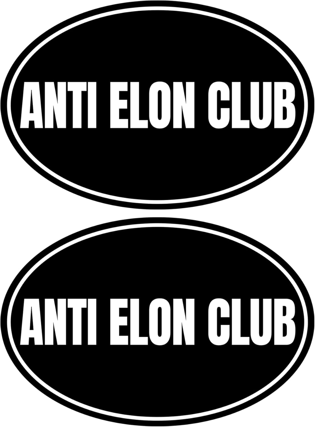 2 Pack anti Elon Bumper Sticker - I Bought This before We Knew Elon Was Crazy!Funny Tesla Club Car Sticker Elon Regret! Model X Y 3 S Vinyl Window Cling Decal ﻿ (Elon Went Crazy)