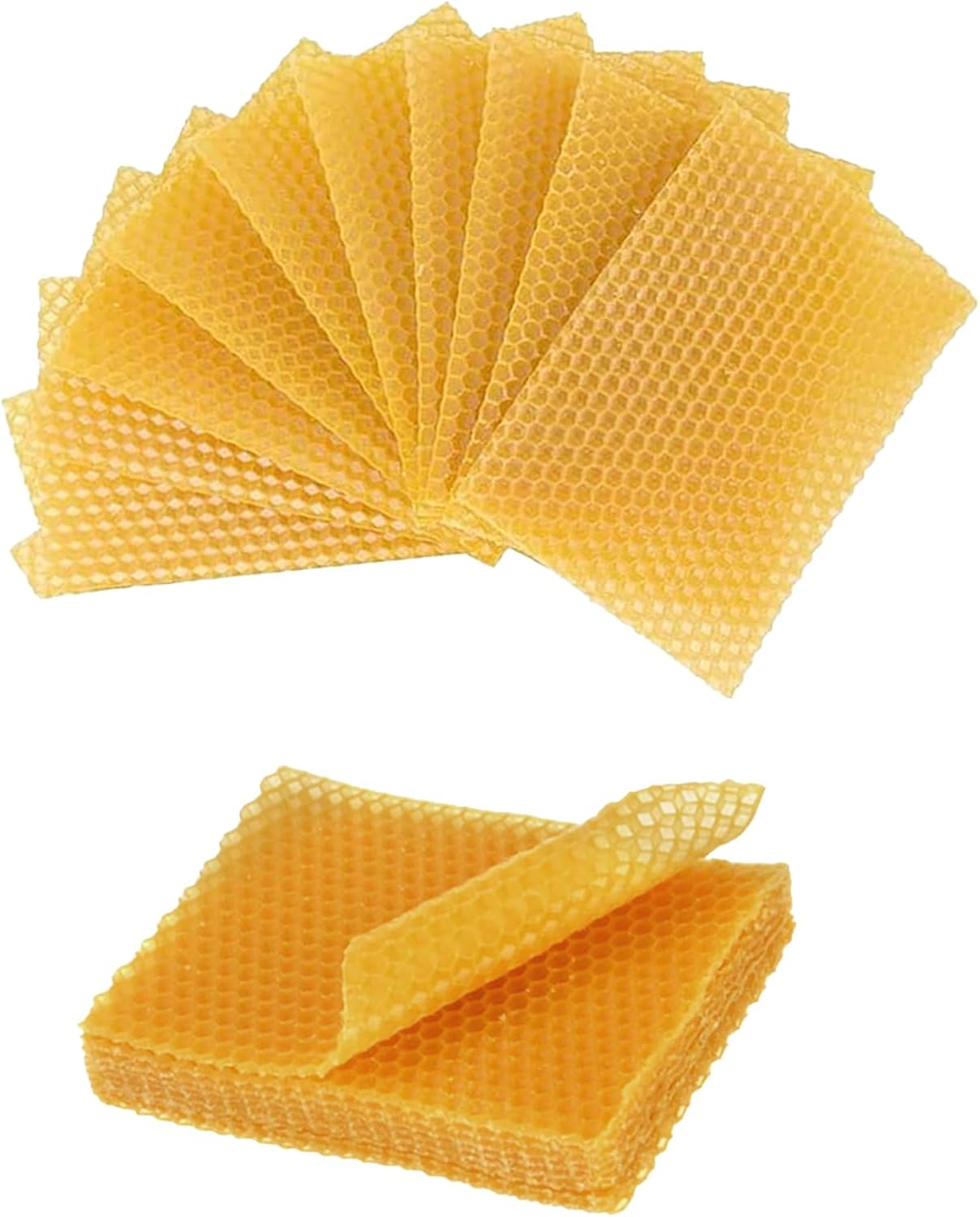 30 Pieces Beeswax Candle Beeswax Dishes Beeswax Dishes for Candles for Candles Wax Plates for Beekeeping Candle Making Crafts Furniture Polishing image number 2