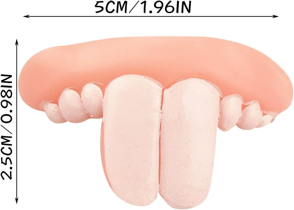 White Fake Dog Teeth, Fake Teeth for Dogs, Funny Braces, Christmas Costume Suitable Chew Pet Supplies, Buck For, Dog Chew