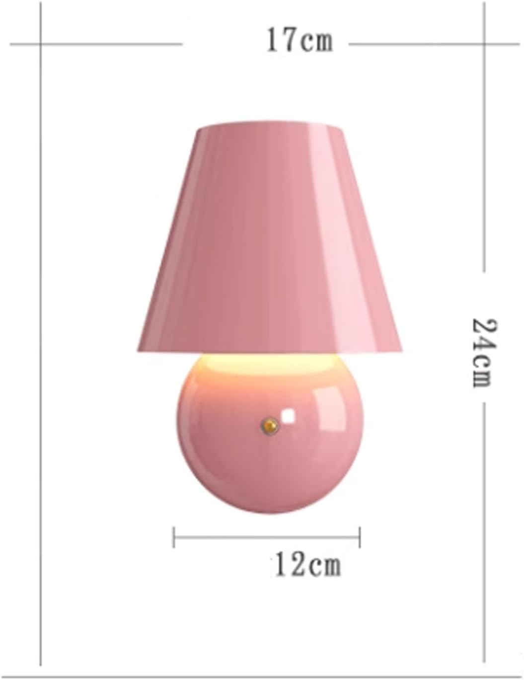 Touch Control Wall Light Fixture Modern Minimalist Wall Sconce Wall Lamp with Acrylic Shade for Bedroom Living Room Hallway Wall Lighting