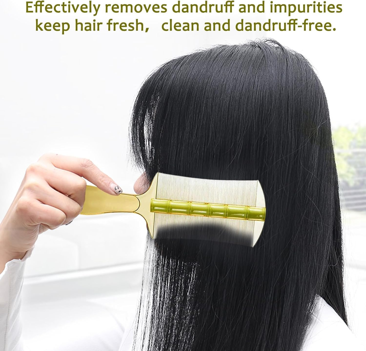 Double Sided Psoriasis Comb, 4Pcs Double Sided Fine Teeth Lice Dandruff Remover Comb, Double-Siding Lice Combs Psoriasis Fine Tooth Comb, Double-Sided Lice Fine Teeth Psoriasis Combs image number 4