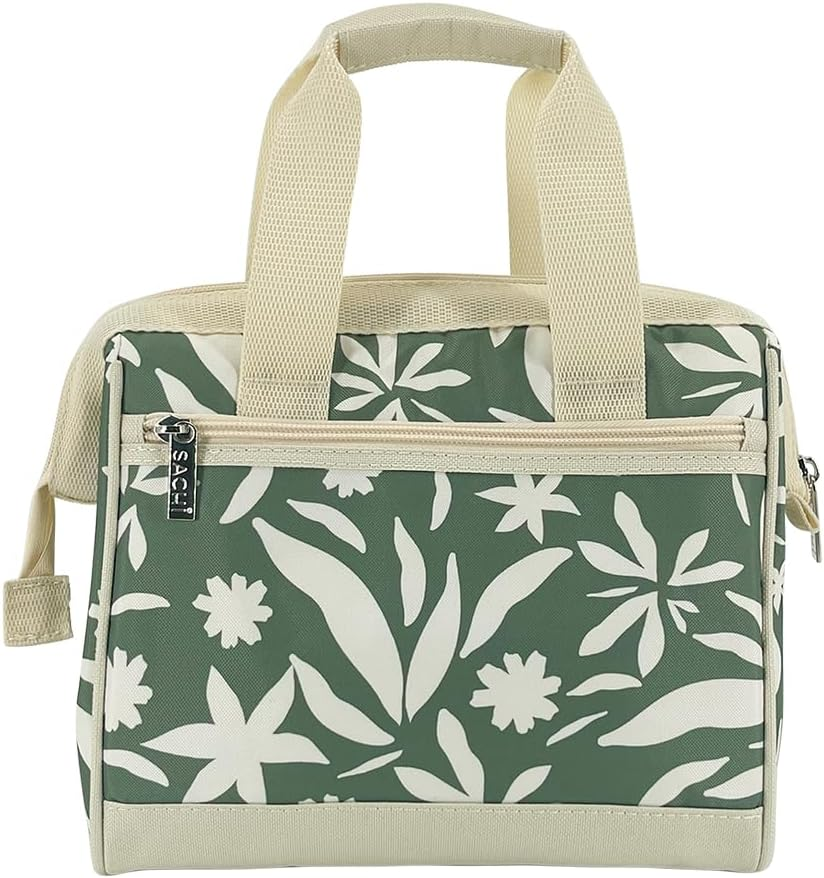 Sachi 'Style 34' Insulated Lunch Bag - Sage Wildflower image number 2